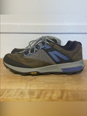 Merrell Women's Zion Hiking Shoe, Cloudy, athletic trail sneakers size 9.5